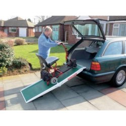 Rampe valise en fibre de verre - 180 cm - légère, pliable et ultrarésistante - charge 240 kg
