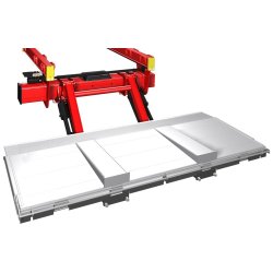 ZTS 150/200/250 - Hayon élévateur HIAB ZEPRO - Levage de 1500 à 2500 kg - Aluminium et acier, montage sous semi-remorque
