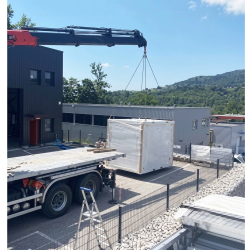 Vestiaire de chantier avec douche  / bungalow vestiaire lc3000.3 neuf