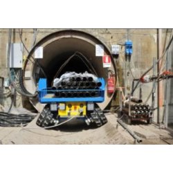 Mini-dumper sur chenille DCT-350P Alitrak - 600 kg - radiocommande, zéro émission et propulsion tout-terrain