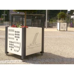 Aeris - bacs à fleurs - atech - bac acier ép. 3 mm