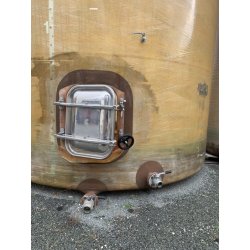 Cuve Gimar 250 hl d'occasion - fond plat gradué - Ø 3000mm x hauteur 3100mm