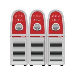 Machine à granita professionnel extrêmement compact et facile à utiliser, capacité 3 x 6 litres - ugolini - ng easy électronique 6-3