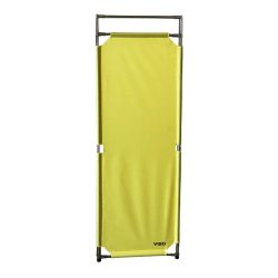 Barrière d'intervention 1 panneau PVC ou Inox 304 - H. 1 000 ou 1 800 mm, polyester velcro - Jaune / 1800 / INOX 304