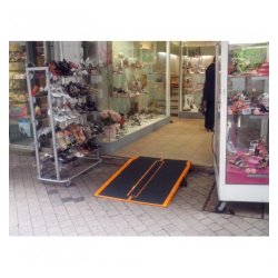 Rampes d'accès amovibles Shop Ramp - fibre de verre renforcée - capacité 300 kg - pour ERP