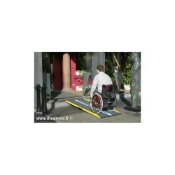 Rampe d'accès 125 cm en fibre de verre ultra légère - Réf. 30100-125 - Supporte jusqu'à 300 kg