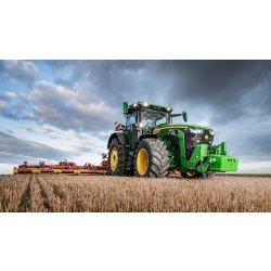 8R 310 tracteur agricole - John Deere - 310 ch, moteur 9.0L, cabine spacieuse et technologies avancées
