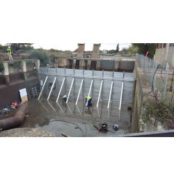 Batardeau aluminium ou  acier  pour la rétention et la gestion des eaux