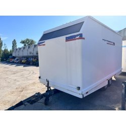 JCR M490PA Remorque cabane de chantier 2 essieux