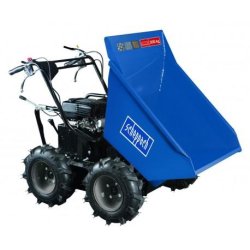 Mini dumper scheppach dp3000 - 4 roues motrices 300kg - 6,5ch