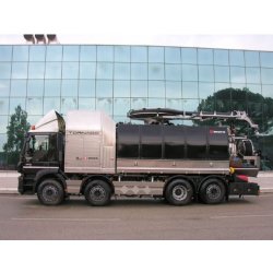 Tornado - hydrocureur Kaiser - débits 290 l/min à 410 l/min et pression 170 à 200 bar