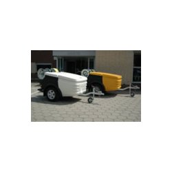 FLEXJET55 - Hydrocureuse sur remorque avec cuve 400L et pompe Speck P30 150B-45Lpm