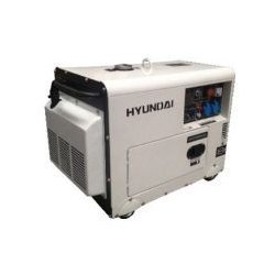 Groupe électrogène diesel Hyundai DHY8000SE - 6000W max, 5500W nominale, démarrage électrique, silencieux