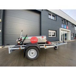 Remorque citerne aviation - Cuve de transport mobile SP98  - ADR inf à 330L