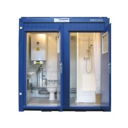Bloc sanitaire gamme economique 1 wc 1 douche
