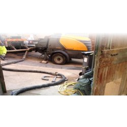Pompe à béton - Putzmeister - opérationnelle depuis 2011, débit 18m3/h, tuyaux jusqu'à 135mL