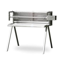 Tournebroche méchoui bois L1000 - charge 40 kg (cochon de lait, agneau, jambon) - réf. Toumatbb10