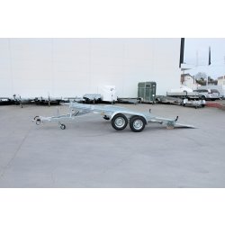 Remorque porte voiture 2500 kg deux essieux roues extérieures - lider - 39760