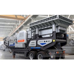 Station mobile de concasseur à mâchoires Kefid - capacité jusqu'à 650 t/h - dimensions compactes