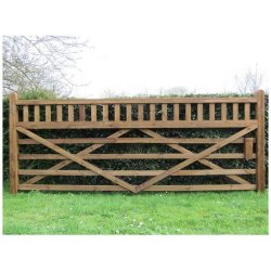 190 36001 00004 - Barrière agricole type haras - 3,60m x 1,50m - Pin sylvestre traité autoclave