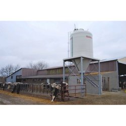 Silo cloisonné 50/50 monocoque pour l'alimentation programmée des vaches laitières - Capacité 10 à 25m3 - Ø2325 ou Ø2700