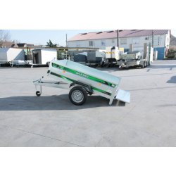 Remorque démontable sans frein DAXARA 218 - béquilles de stabilisation, fabrication française, polyvalente et performante