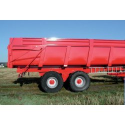 B160BV remorque agricole semi-élévatrice - Delaplace - Charge 16T avec sécurité flèche et béquille hydraulique