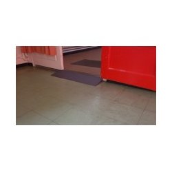 Mini rampe en caoutchouc - pour seuils, portes-fenêtres et douches de plain-pied