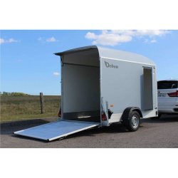 Roadster 300 + porte - Remorque fourgon aluminium Debon - PTAC 1300 kg - Suspension Pullman 2