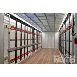 Fourgon rideaux coulissants - carrosserie - A&C Noyens - normes EN-12642 XL avec options de toit et portes