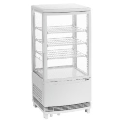Mini vitrine réfrigérée 75L2T blanc 700287 Bartscher