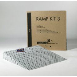 Kit rampes modulaires - larges de 75 cm - pour seuils jusqu'à 15 cm - résistantes et légères