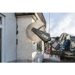 Scie à béton CMS - protection contre les surcharges - profondeur de coupe standard 500 mm