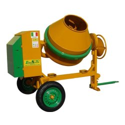 Bétonnière tractable S 500 type S 08 - Lino Sella - capacité cuve 500L - moteur électrique, essence ou diesel