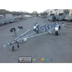 Porte bateau immergeable SUN WAY - D1857 - PTAC : 750Kg - Kit rouleaux - 1 essieu - Sun Way