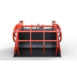 Godet pélican pour chargeuse articulée et valet de ferme - Croco 4 ou 5 dents - Accroche standard (W/EURO)
