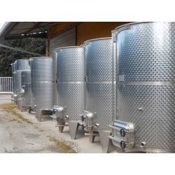 Cuves en acier inoxydable pour vin et huilerie Algor - Provenance italienne - Différents diamètres et capacités disponibles