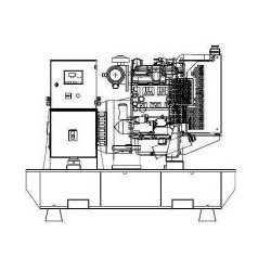 Groupe électrogène diesel - DHYD110-P - 110 KVA - Type ouvert ou insonorisé - Réservoir 275L