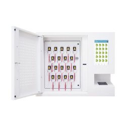 Armoire à clés électronique Hexakey 18 - H400 x L500 x P180 mm - gestion jusqu'à 18 trousseaux