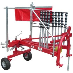 Ga 300 3PN - Andaineur agricole DMC Italia - 3,00 m - À 8, 9 ou 11 bras avec options de roues et kit tandem