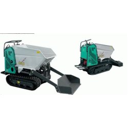 Dumper chenilles robuste, utilisé pour le transport et évacuation des matériaux - 300 L - disponible en location