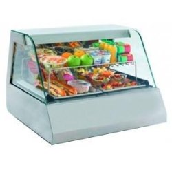 Vitrine réfrigérée de comptoir Gastrovision 2 - capacité 2 GN 1/1 - VC800RO