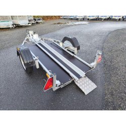 Remorque porte moto basculante Debon Roadster Moto 1V2 - 1 place - 1 essieu - PTAC 750 kg - sans options - Référence: roadstermoto1v2