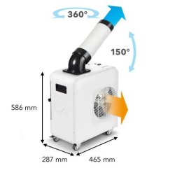 Climatiseur pt 2000 sp spotcool pour climatisation localisée