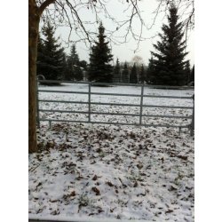 Barrière agricole en acier galvanisé - Hauteur 1m40 - 5 traverses - GE 400/140/5 - 4m x 1,4m