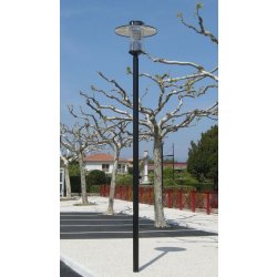 Mât d'éclairage public cylindrique ac 89 / hauteur 3 - 5 m / en acier / diamètre 89 mm