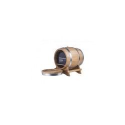 Fût en chêne pour Bag in Box 5L - tonneau en bois Allary - FB5 avec cerclage galvanisé
