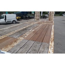 Remorque porte-engins plateau basculant 2 essieux louault