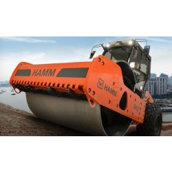 3412 H180 Compacteur monocylindre - HAMM - cylindre lisse, poids 12 200 kg, dimensions 5705x2250x2990 mm