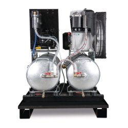 Compresseur Aircraft Airprofi DUO 703/2x100/10 K - 2023073 - 2 cuves 100L, bicylindre haute performance